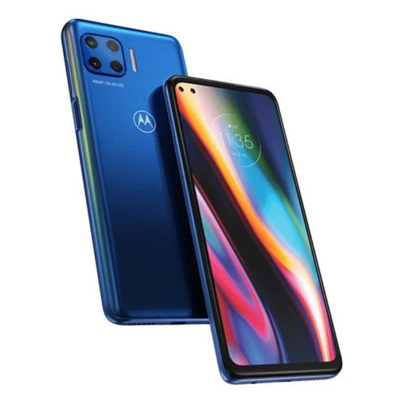 Usado: Motorola G 5G Plus 128 gb Azul - Bom