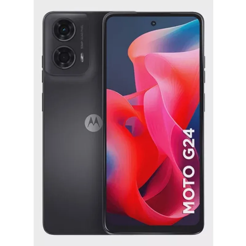 Smartphone Motorola Moto g24 256GB 4GB ram + 4GB Ram Boost, ai Camera, 50MP, Night Vision - Grafite