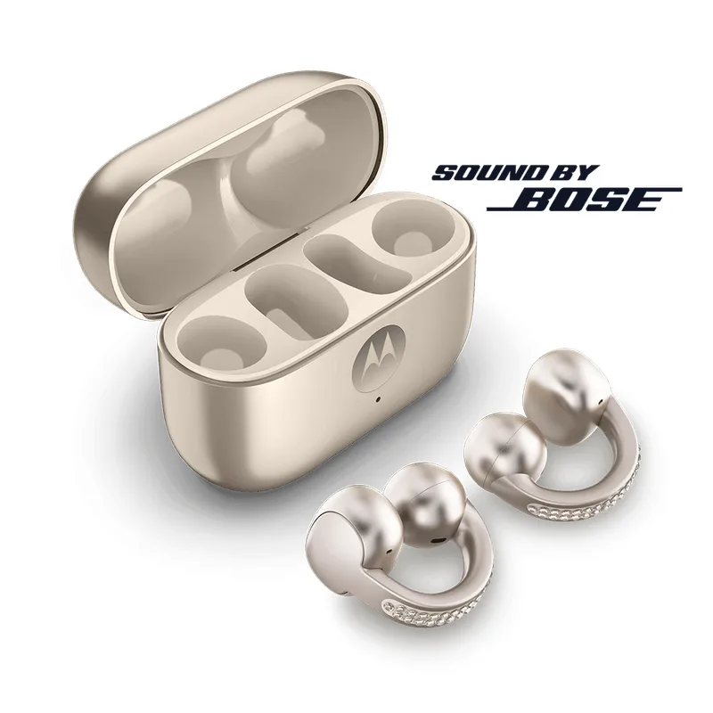 Moto Buds Loop Crystals by Swarovski Pantone French Oak