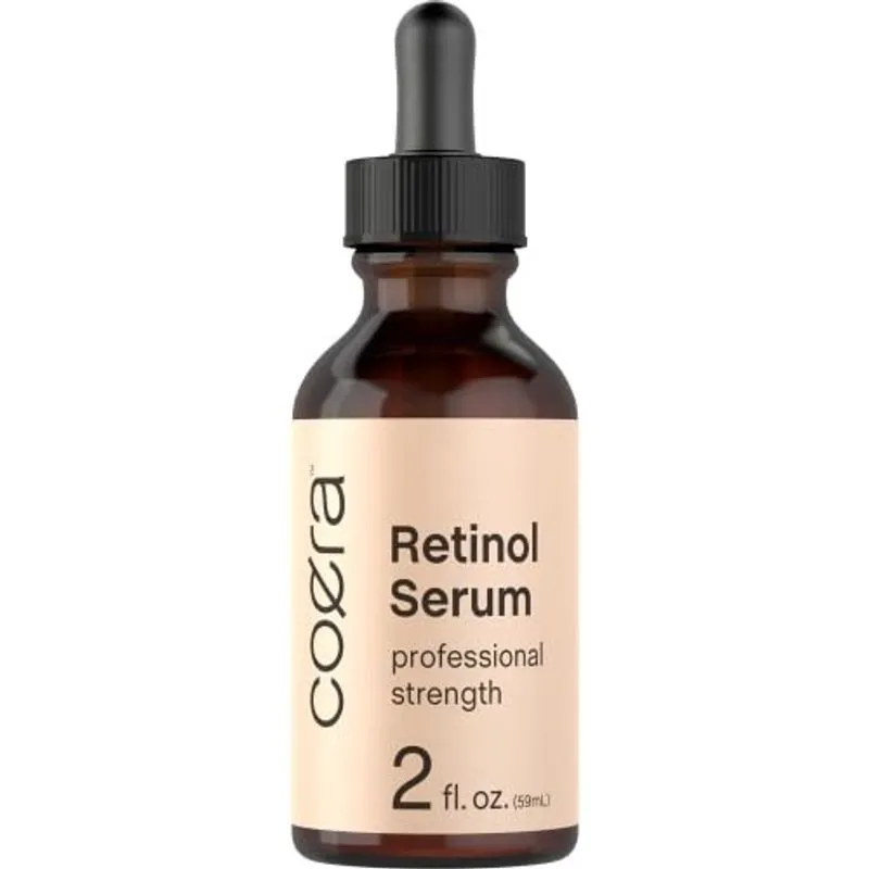 Retinol Serum para Facial de Força Profissional 2 Fl Oz Paraben Free Formula por Coera