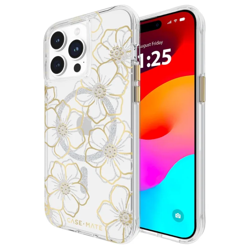 Capa Blox para iPhone 15 Pro Max - arco-íris iridescente