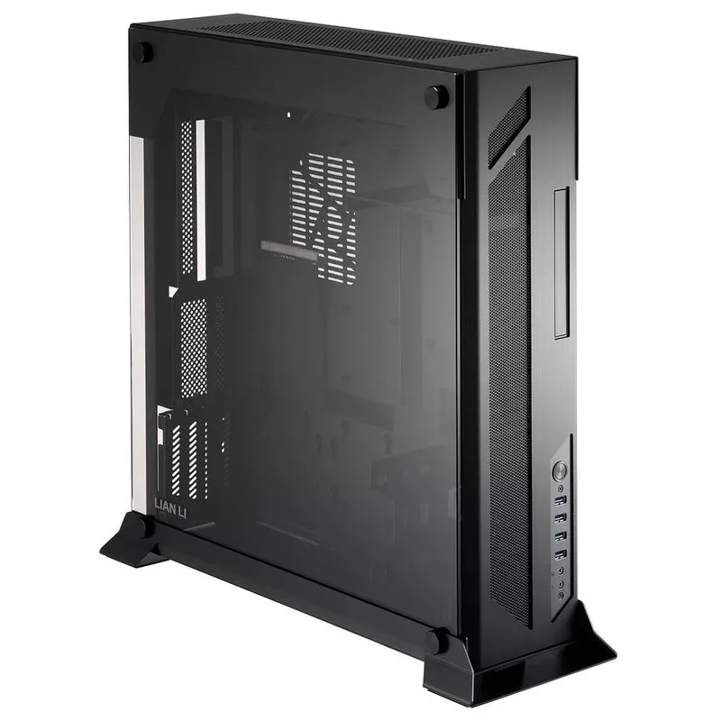 Gabinete micro-ATX - Lian-Li Wall-Mountable PC-O6S - Preto - PC-O6SX