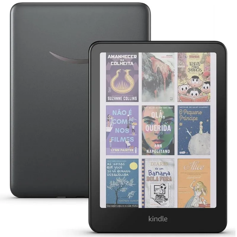 Kindle Colorsoft Signature Edition (32 GB) - Com Tela Colorida, Luz Frontal Autoadaptável - Cor Preta Metálica