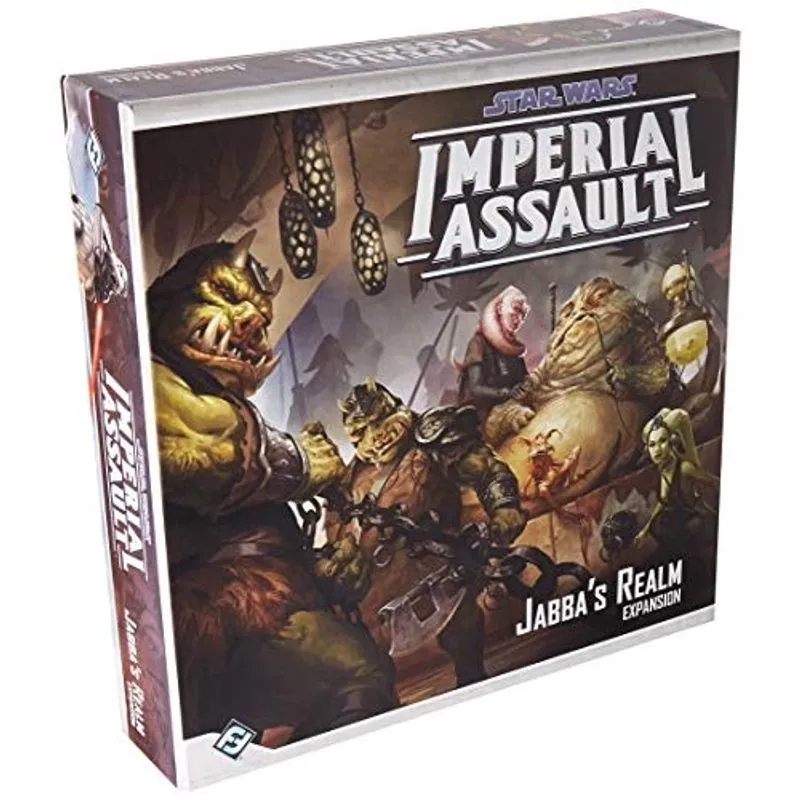 Star Wars Imperial Assault Board Game Expansão do Reino de Jabba de Jogo de Estratégia Jogo de Batalha para Adultos e Adolescentes Idades a mais de 14 anos 1-5 Jogadores Avg. Playtime 1-2 Horas Feito
