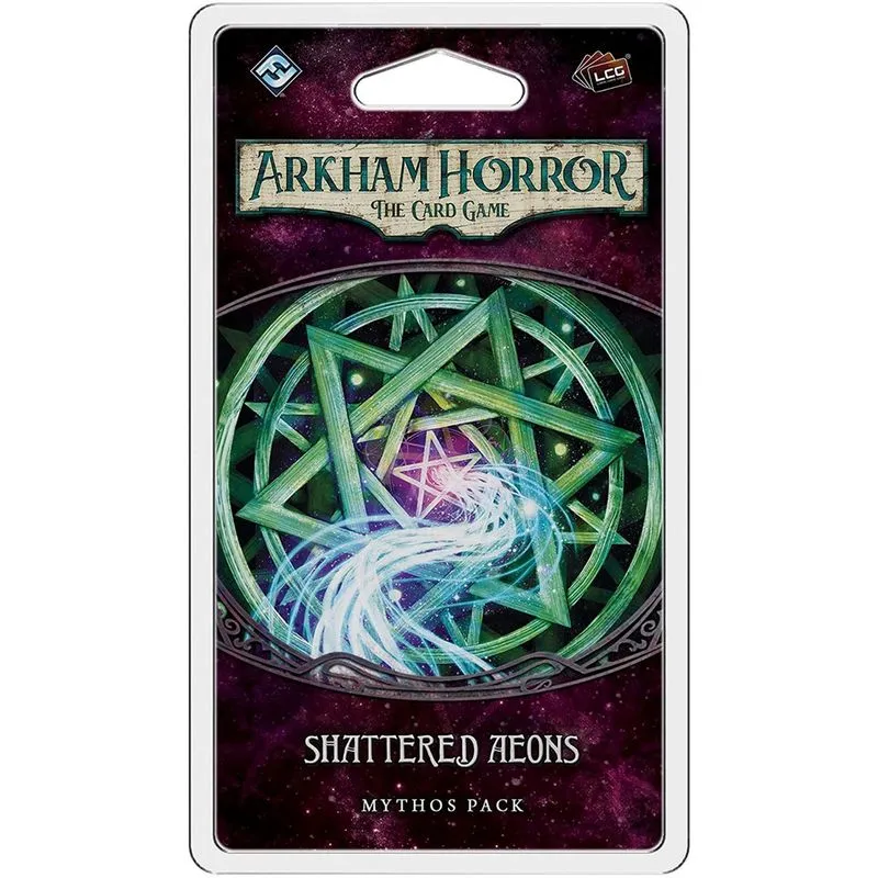 Arkham Horror O Jogo de Cartas Quebrou Aeons Mythos Pack do Jogo de Terror Jogo misterioso de Jogos de Cartas Cooperativas Idade 14 + 1-2 Jogadores Tempo médio de jogo de 1-2 horas Feito por Fantasy F