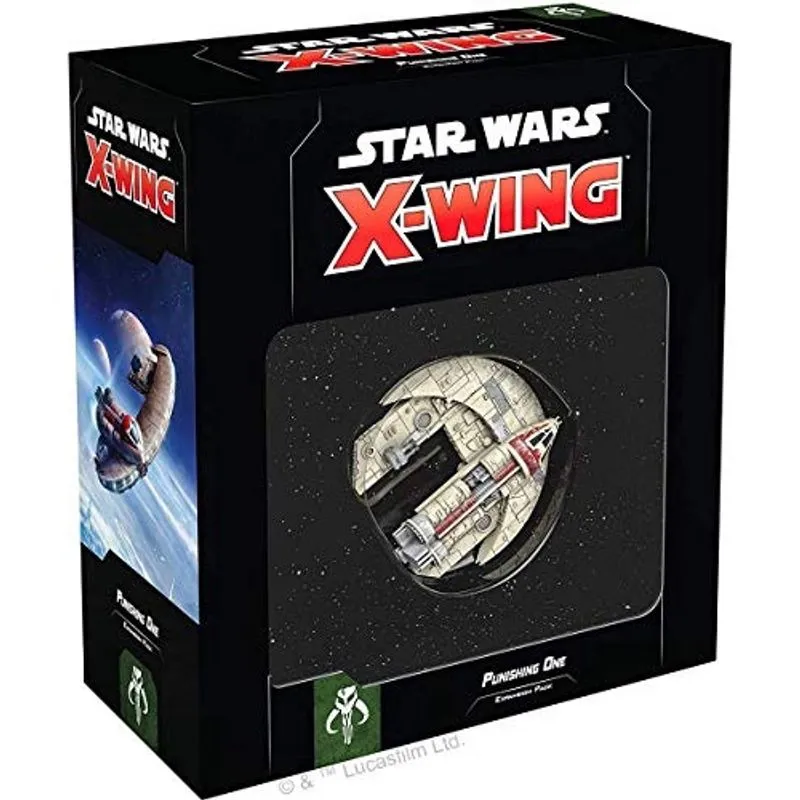 Star Wars X-Wing 2ª Edição Miniaturas Jogo Punindo um pacote de expansão Jogo de Estratégia para Adultos e Adolescentes Idade 14 + 2 jogadores Tempo médio de jogo 45 minutos Feito por Fantasy Flight G
