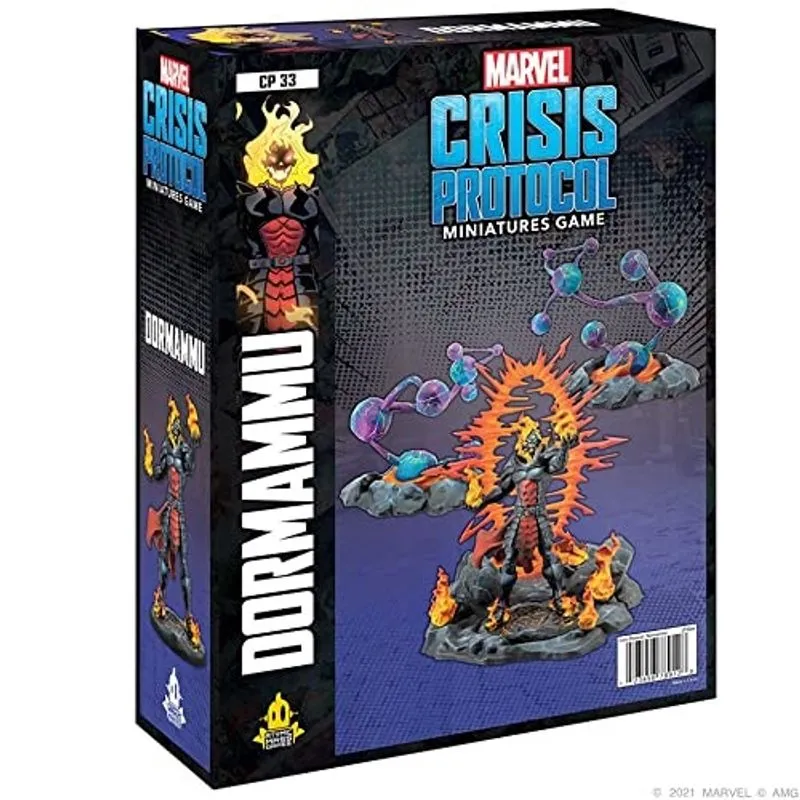 Atomic Mass Games Marvel Crisis Protocol Dormammu Ultimate Encounter Character Pack Jogo de batalha de miniaturas para adultos e adolescentes Idade 14 + 2 de jogadores Tempo médio de reprodução de 90