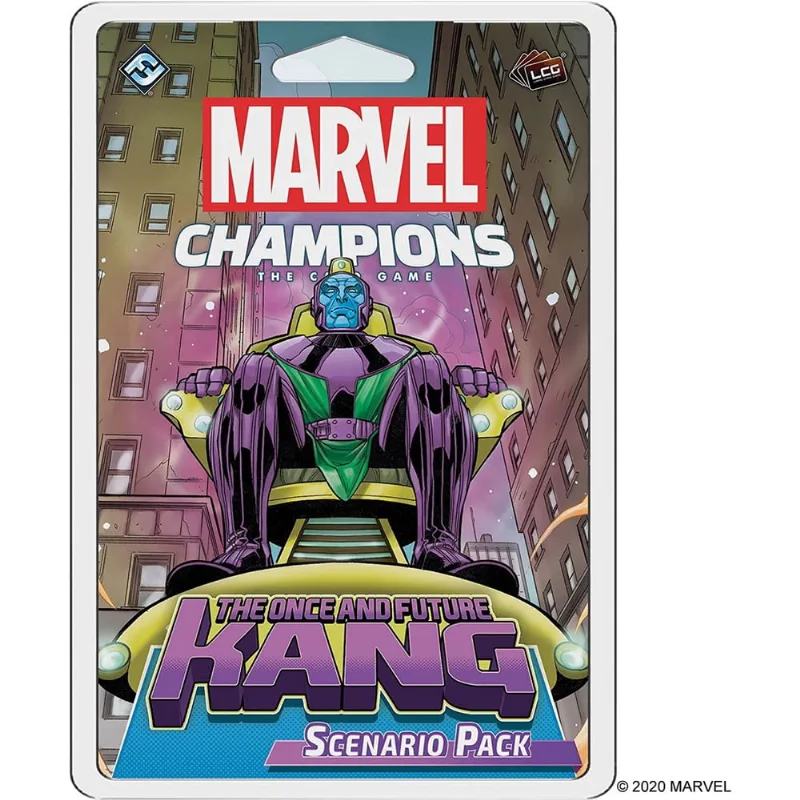 Fantasy Flight Games Marvel Champions The Card Game The Once and Future Kang Scenario Pack Jogo de cartas de estratégia para adultos e adolescentes Idade 14 + 1-4 Jogadores Tempo médio de jogo 45-90 m