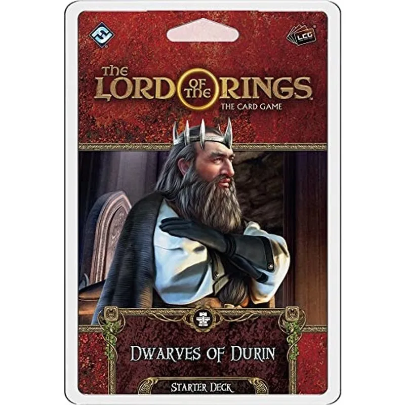 O Senhor dos Anéis O Jogo de Cartas Anões de Durin Starter Deck Jogo Cooperativo para Adultos e Adolescentes Idade 14 + 1-4 Jogadores Tempo médio de reprodução 30-120 minutos Feito por Fantasy Flight