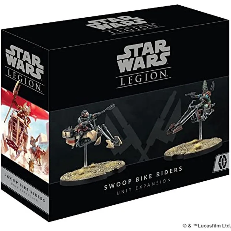 Star Wars Legion Swoop Bike Riders Expansão Estratégia de jogo de batalha em miniaturas para adultos e adolescentes com mais de 14 anos de idade 3 horas feito pela Atomic Mass Games, Multicolor (SWL97