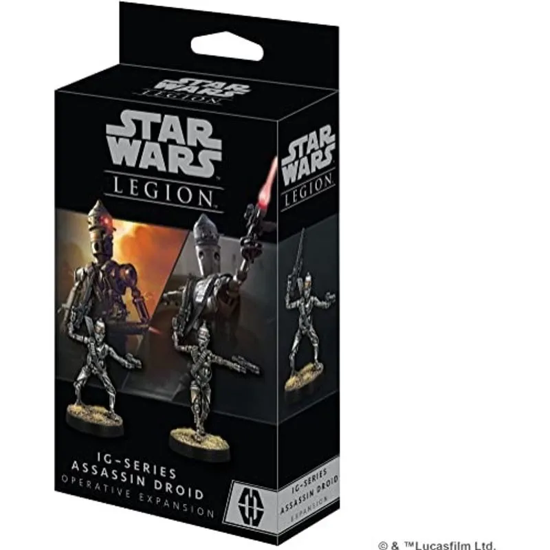 Star Wars Legion IG-Series Assassin Droids Expansão Jogo de Batalha de Miniaturas para Dois Jogadores Jogo de Estratégia Idade 14 + Tempo médio de reprodução 3 horas Feito por Atomic Mass Games, Multi