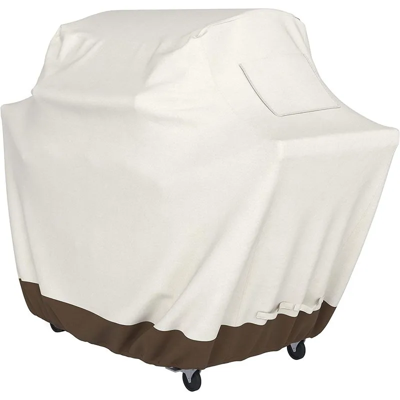 Tampa De Churrasqueira A Gás Amazon Basics 152cm Bege Amazon Basics Gas Grill Barbecue Cover, 60 Polegadas, Médio