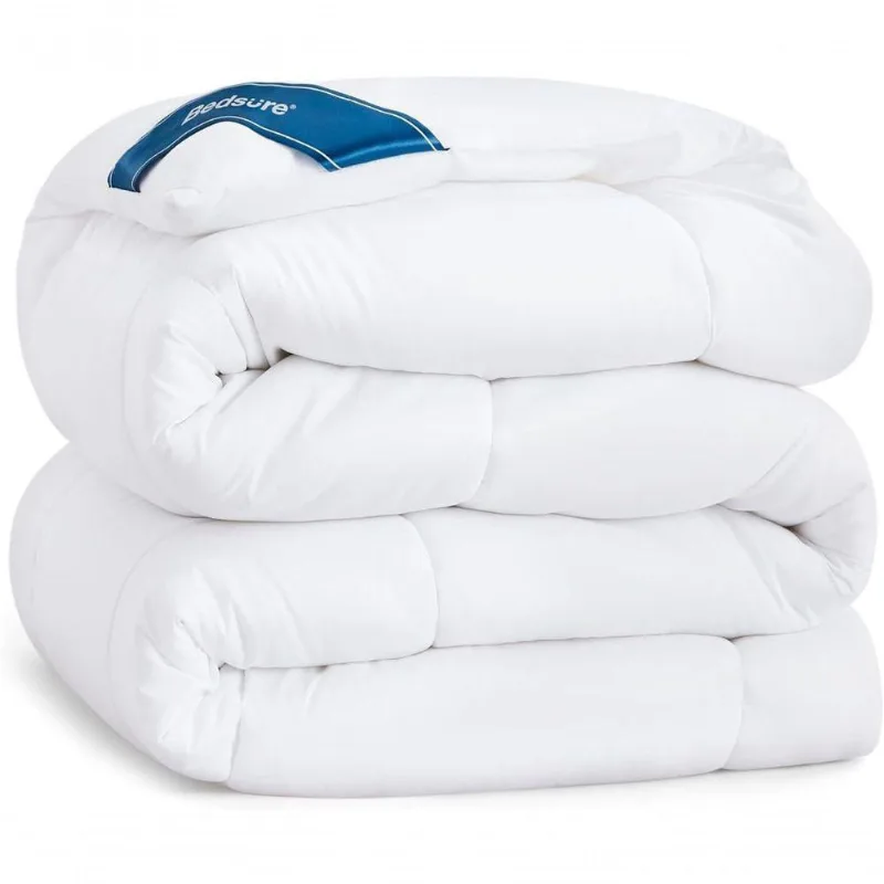 Bedsure Edredom Acolchoado Alternativo Branco Twin(68x88)