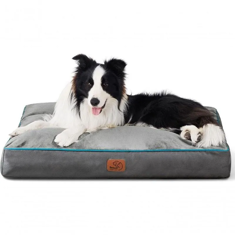 Bedsure Camas Impermeáveis Para Cães Grandes G Cinza