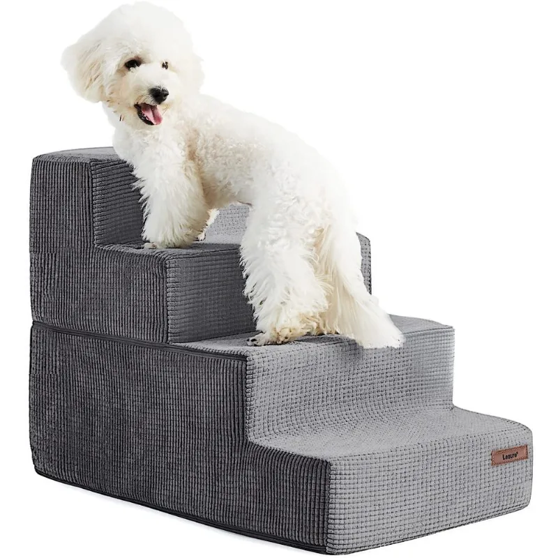 Escadas Para Animais De Estimação Le Sure Para Cães Pequenos - Camas Altas De 3/4/5 Degraus