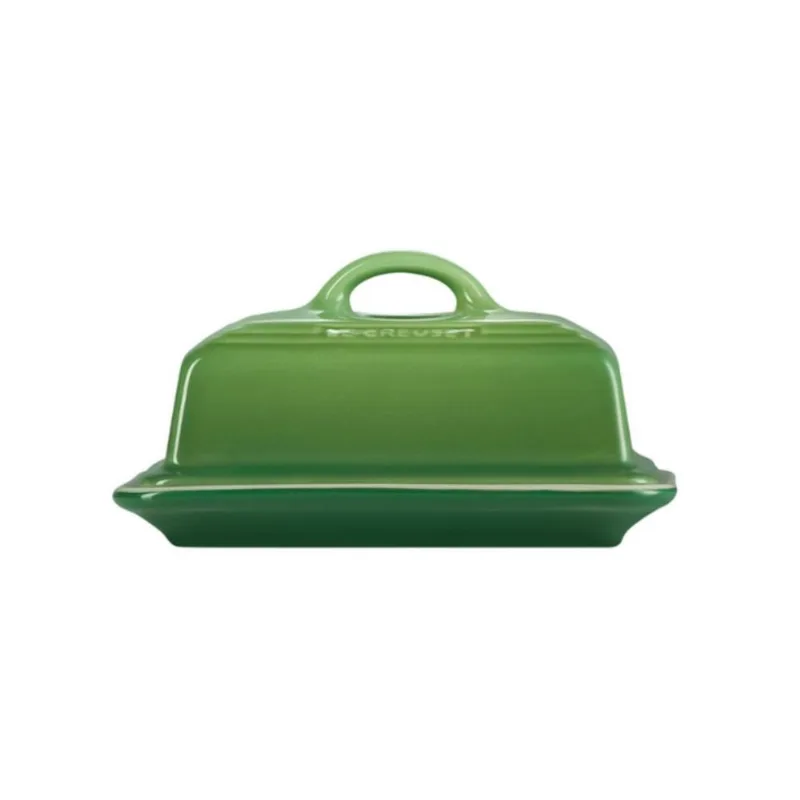 Manteigueira Estilo Europeu 17,5cm Le Creuset Em Cerâmica Verde Bambu 70837174080000