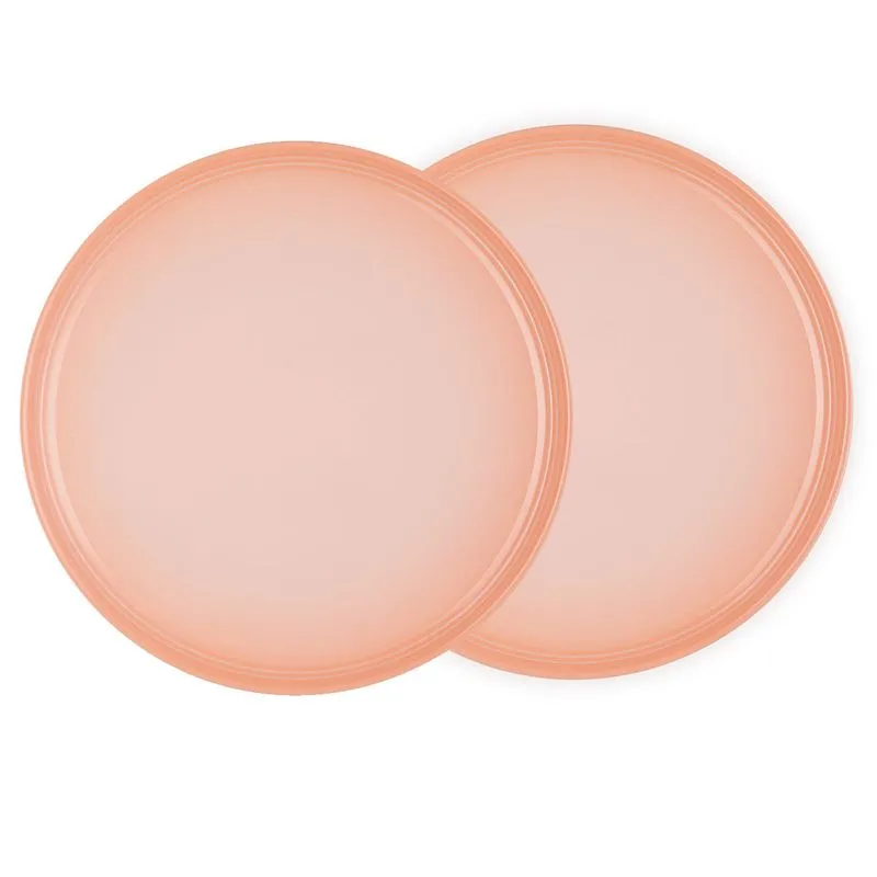 Prato Raso 2 Peças 22 cm Pessego Pêche Le Creuset