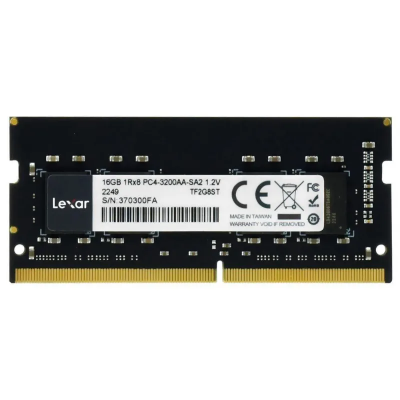 Memória Ram Para Notebook Lexar Ddr4 16gb 3200mhz - Ld4as016g-b3200usst