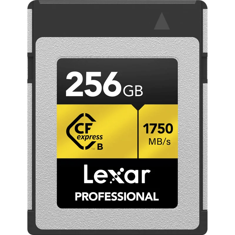 Cartão Memória Lexar 256GB CFexpress Type B Gold 1750MB/s PCIe 3.0 Profissional