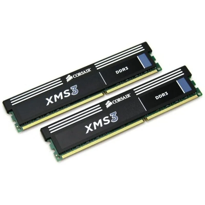 Memória DDR3 - 4GB (2x 2GB) / 1.600MHz - Corsair XMS3 - CMX4GX3M2B1600C9