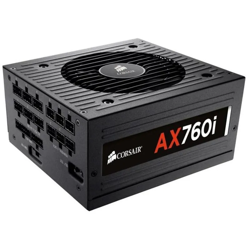 Fonte ATX - 760W - Corsair AXi Platinum - Preta - AX760i / CP-9020036-NA