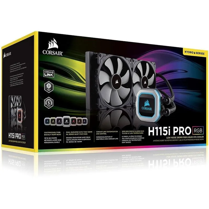 Watercooler - Corsair Hydro Series H115i PRO RGB CW-9060032-WW