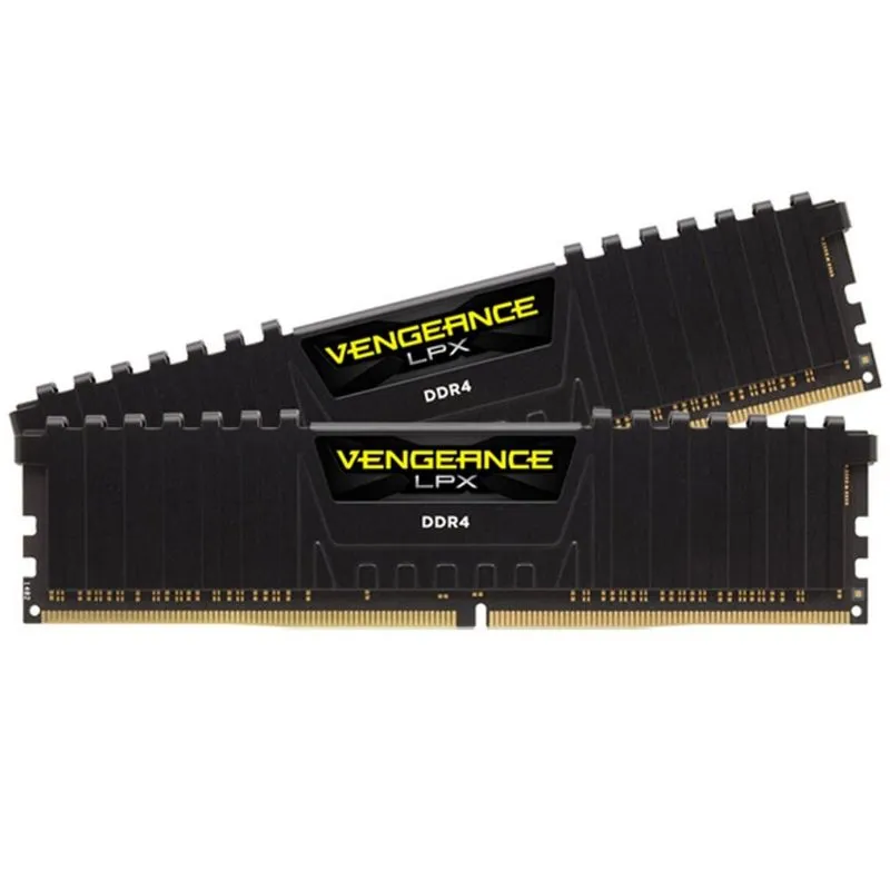 Memória DDR4 - 32GB (2x 16GB) / 2.400MHz - Corsair Vengeance LPX Ryzen Black - CMK32GX4M2Z2400C16