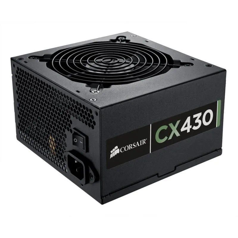 Fonte ATX - 430W - Corsair CX Bronze - Preta - CX430 / CP-9020046-WW / CP-9020046-NA