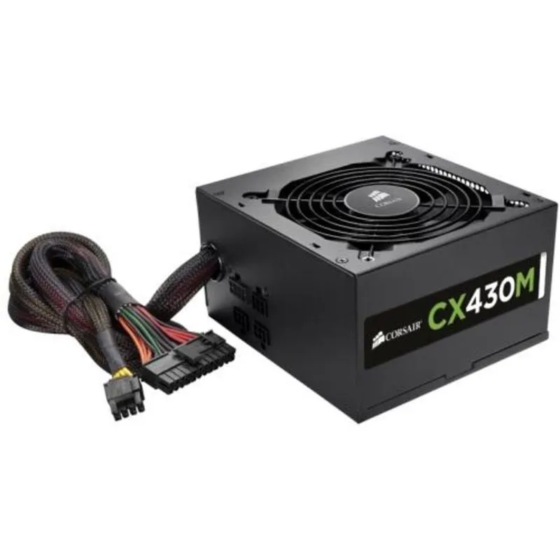 Fonte ATX - 430W - Corsair CXM Bronze - Preta - CX430M / CP-9020058-WW