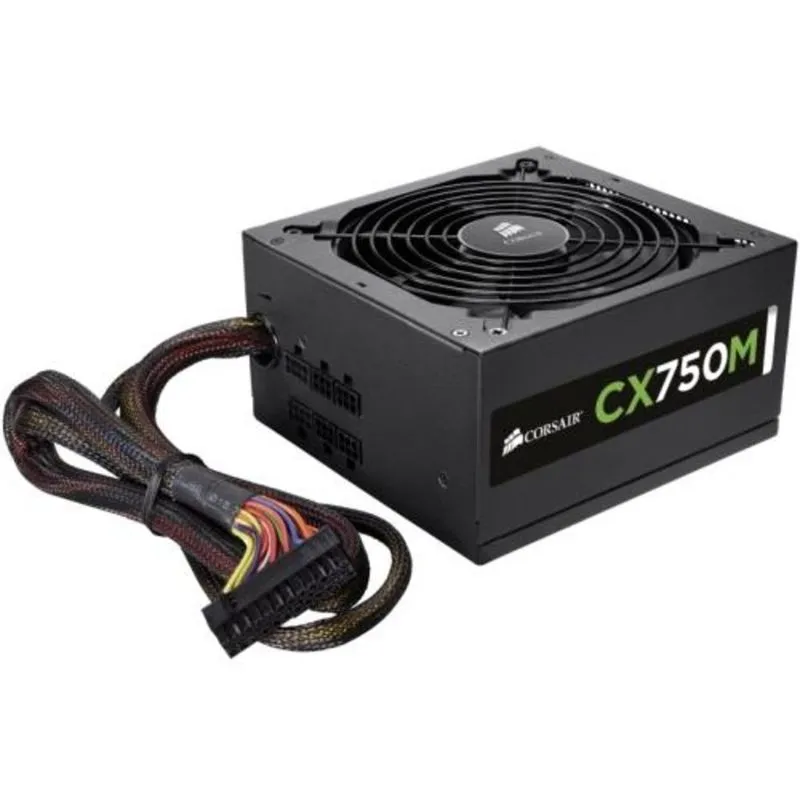 Fonte ATX - 750W - Corsair CX750M - 80 Plus Bronze - Preta - CP-9020061-WW