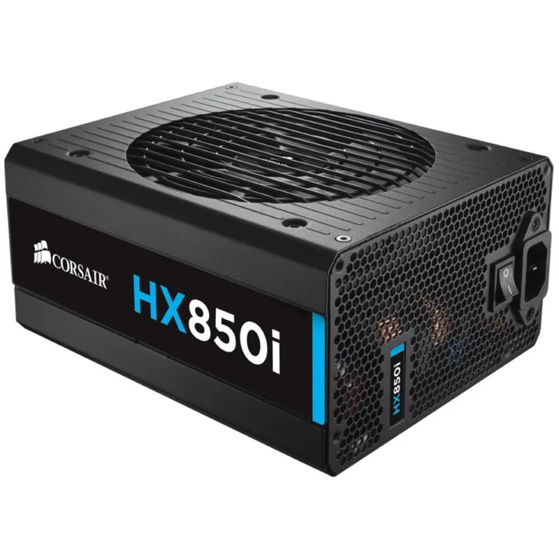Fonte ATX - 850W - Corsair HX850i - 80 Plus Platinum - Preta - CP-9020073-WW