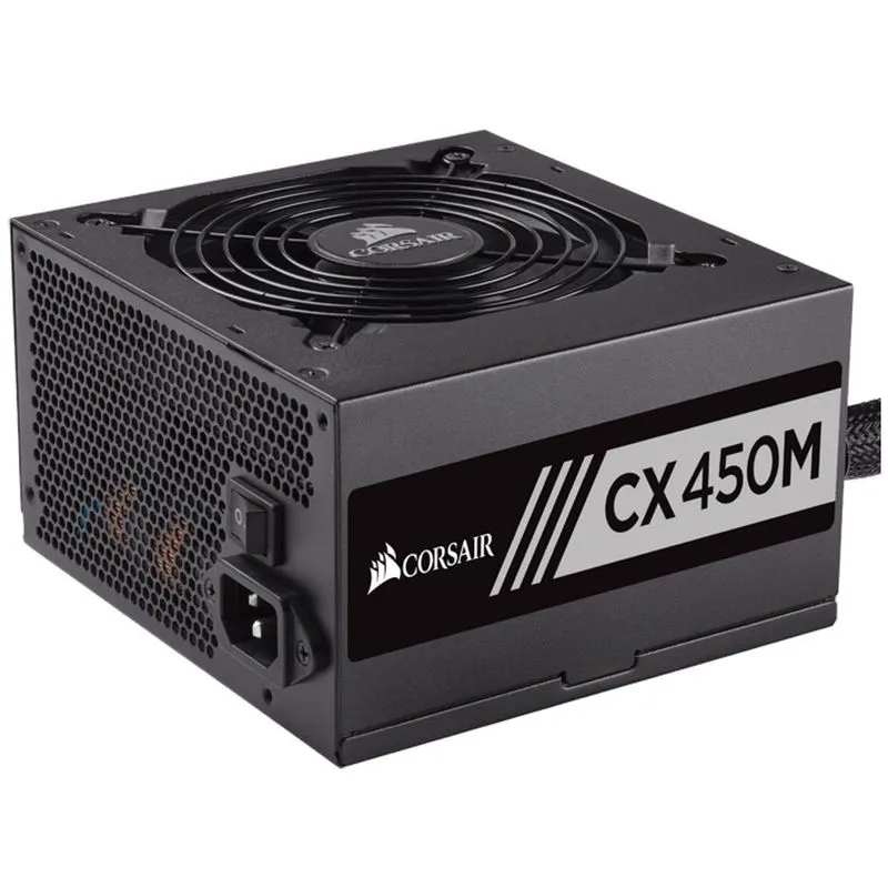 Fonte ATX - 450W - Corsair CX450M - 80 Plus Bronze - Preta - CP-9020101-WW