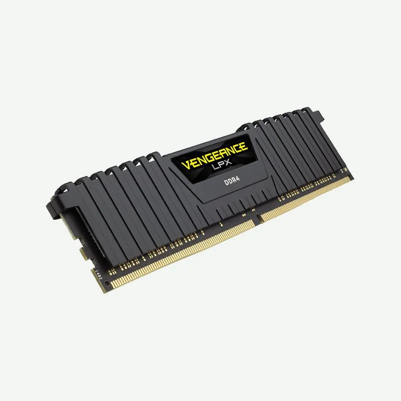 Memória DDR4 - 4GB (1x 4GB) / 2.400MHz - Corsair Vengeance LPX Black - CMK4GX4M1A2400C14