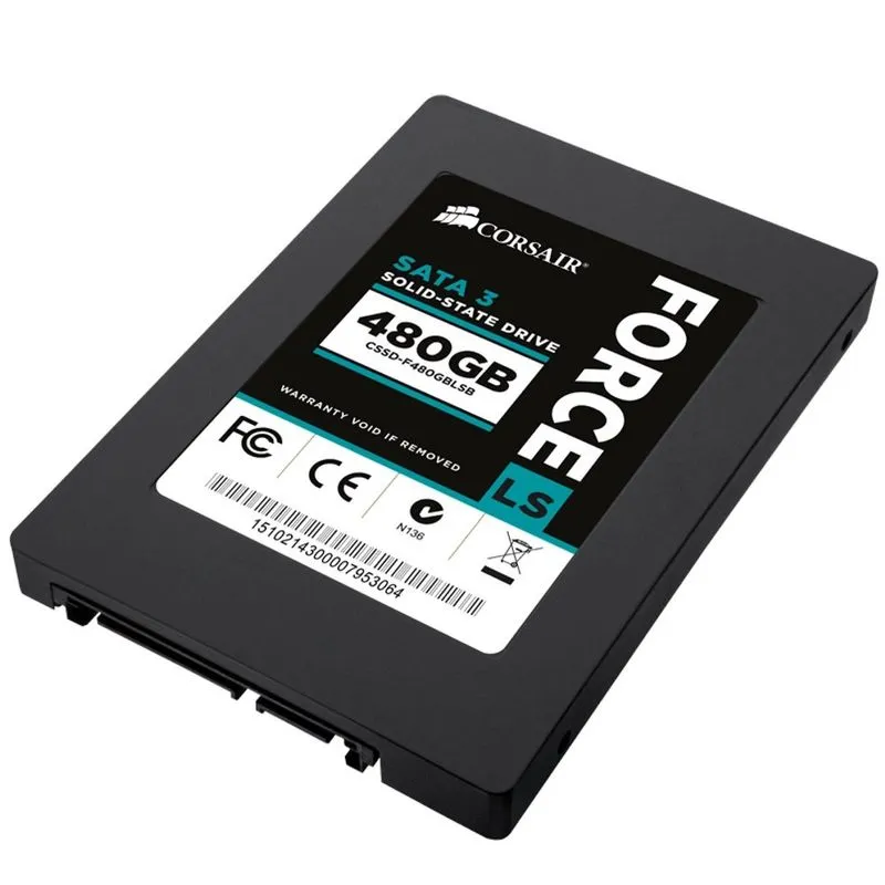 SSD - 2,5pol / SATA3 - 480GB - Corsair Force LS Series - CSSD-F480GBLSB