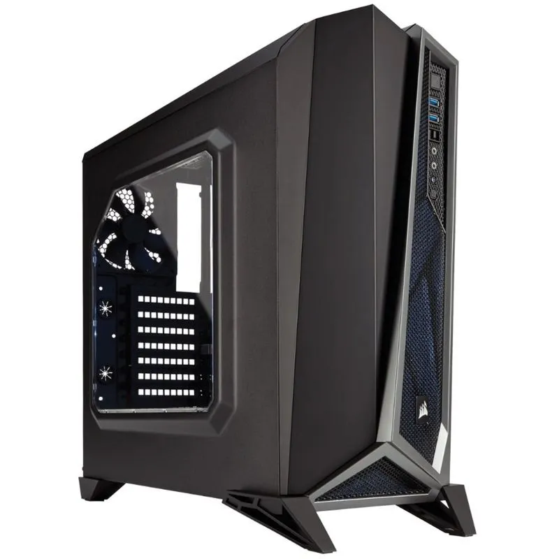 Gabinete ATX - Corsair Carbide SPEC-ALPHA - Preto/Prata - CC-9011084-WW