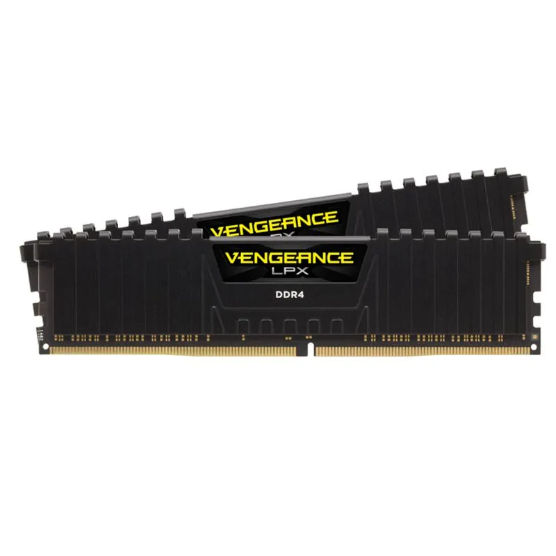 Memória DDR4 - 16GB (2x 8GB) / 2.666MHz - Corsair Vengeance LPX Black - CMK16GX4M2A2666C16