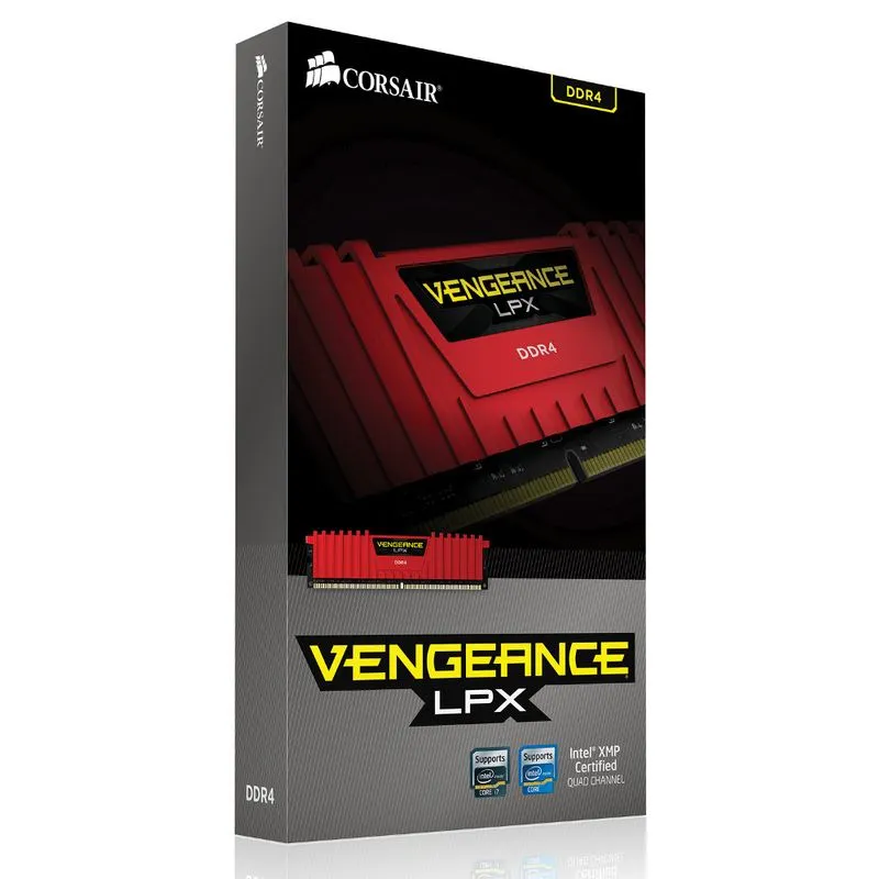 Memória DDR4 - 32GB (2x 16GB) / 2.666MHz - Corsair Vengeance LPX - CMK32GX4M2A2666C16R
