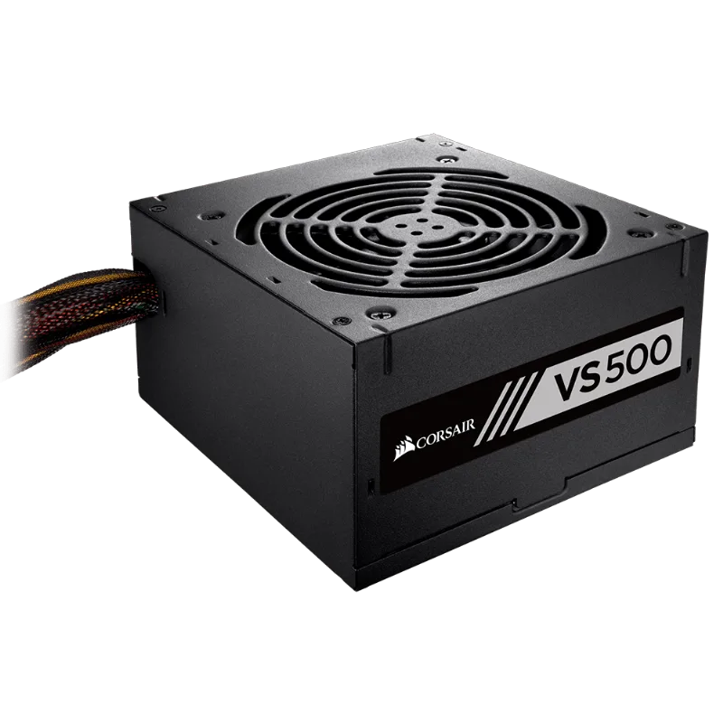 Fonte Gamer 500W 80 Plus White VS500 Corsair CP-9020118-LA