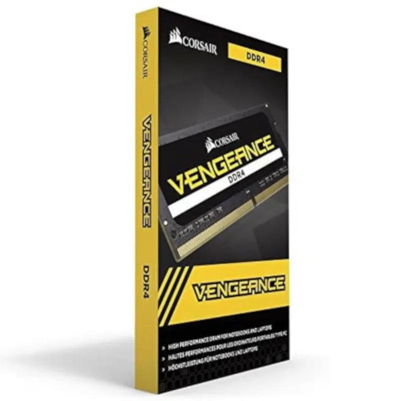 Memória Notebook DDR4 - 16GB (1x 16GB) / 2.666MHz - Corsair Laptop Memory - CMSX16GX4M1A2666C18
