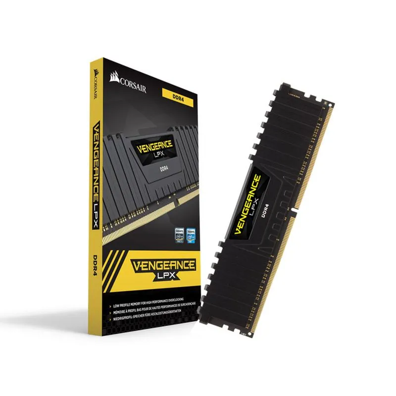 Memória DDR4 - 16GB (1x 16GB) / 3.000MHz - Corsair Vengeance LPX - CMK16GX4M1D3000C16