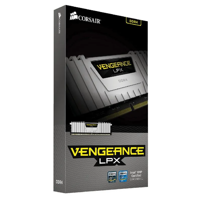 Memória DDR4 - 32GB (2x 16GB) / 2.666MHz - Corsair Vengeance LPX - CMK32GX4M2A2666C16W