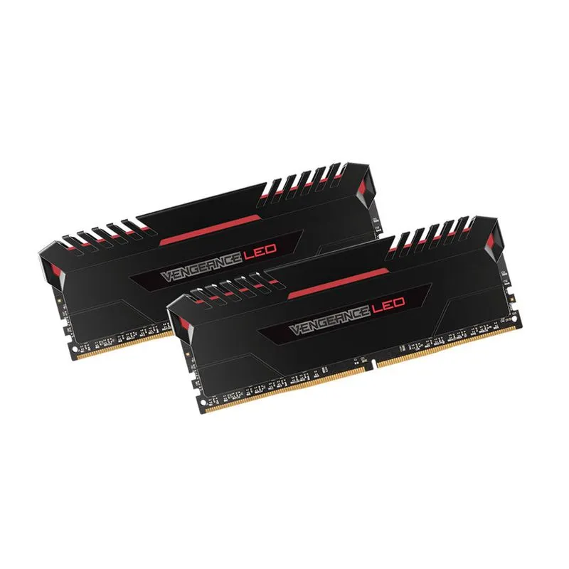 Memória DDR4 - 32GB (2x 16GB) / 3.200MHz - Corsair Vengeance LED Red - CMU32GX4M2C3200C16R