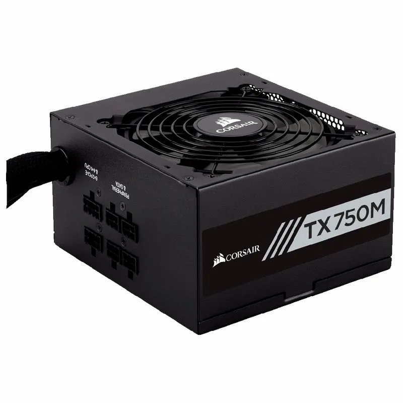 Fonte ATX - 750W - Corsair TX750M - 80 Plus Gold - Preta - CP-9020131-WW