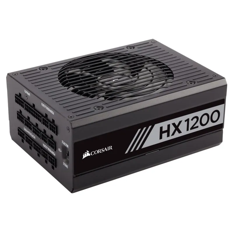 Fonte ATX - 1.200W - Corsair HX1200 - 80 Plus Platinum - Preta - CP-9020140-NA