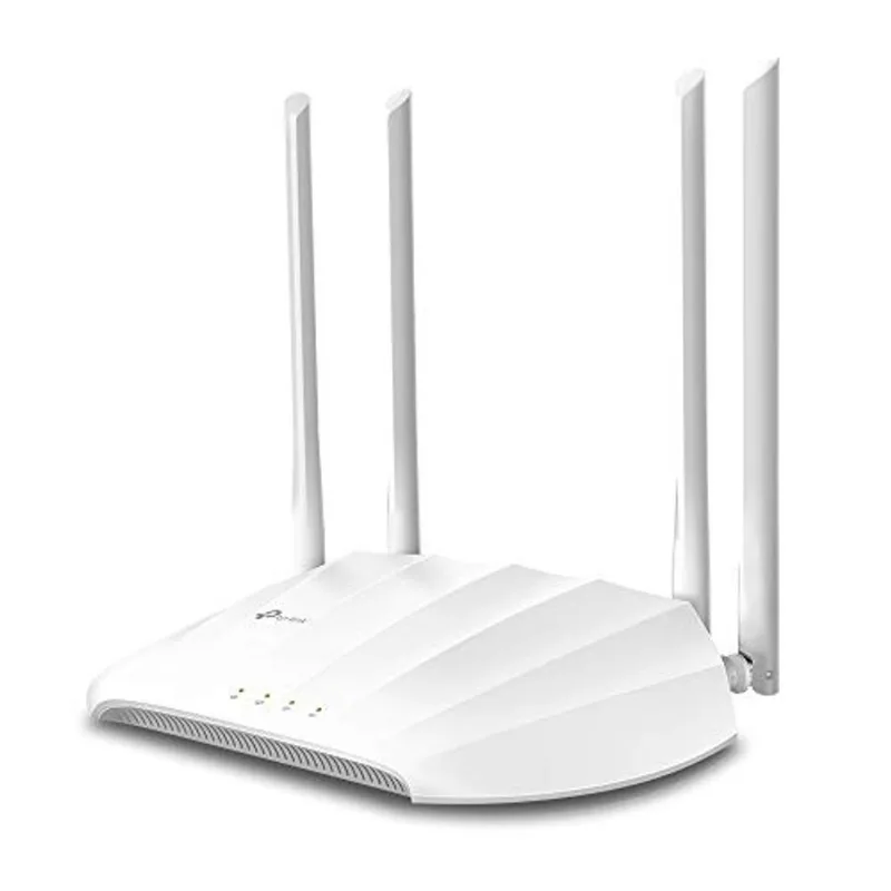 Ponto de acesso Gigabit sem fio TP-Link AC1200 Ponte Wi-Fi para desktop mu-mimo e Beamforming Suporta modo Multi-SSID/Client/Range Extender 4 antenas fixas Alimentado por PoE passivo (TL-WA1201)