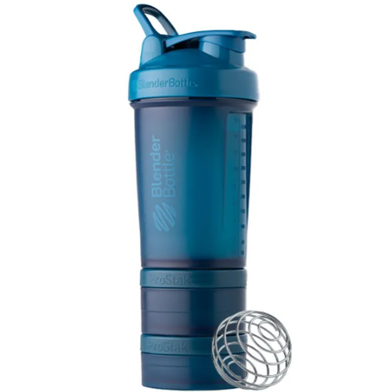 Coqueteleira Blender Bottle Prostak 650ml - Azul Oceano