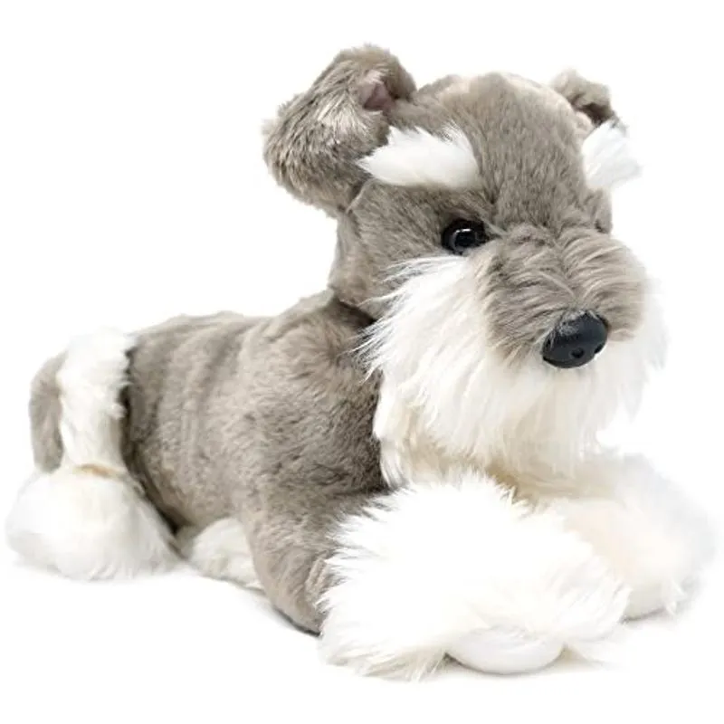 Siegfried The Schnauzer - 12 Inch Stuffed Animal Plush Dog - por Tiger Tale Toys