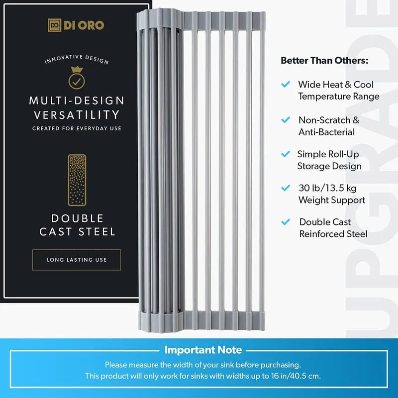 Escorredor de pratos di Oro Silicone Roll Up