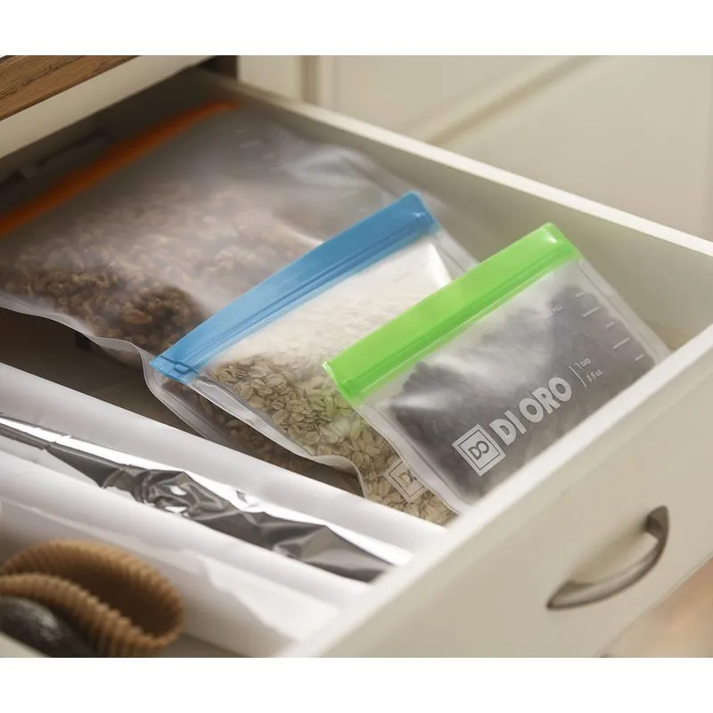 Sacos De Armazenamento De Alimentos Reutilizáveis Di Oro Sac