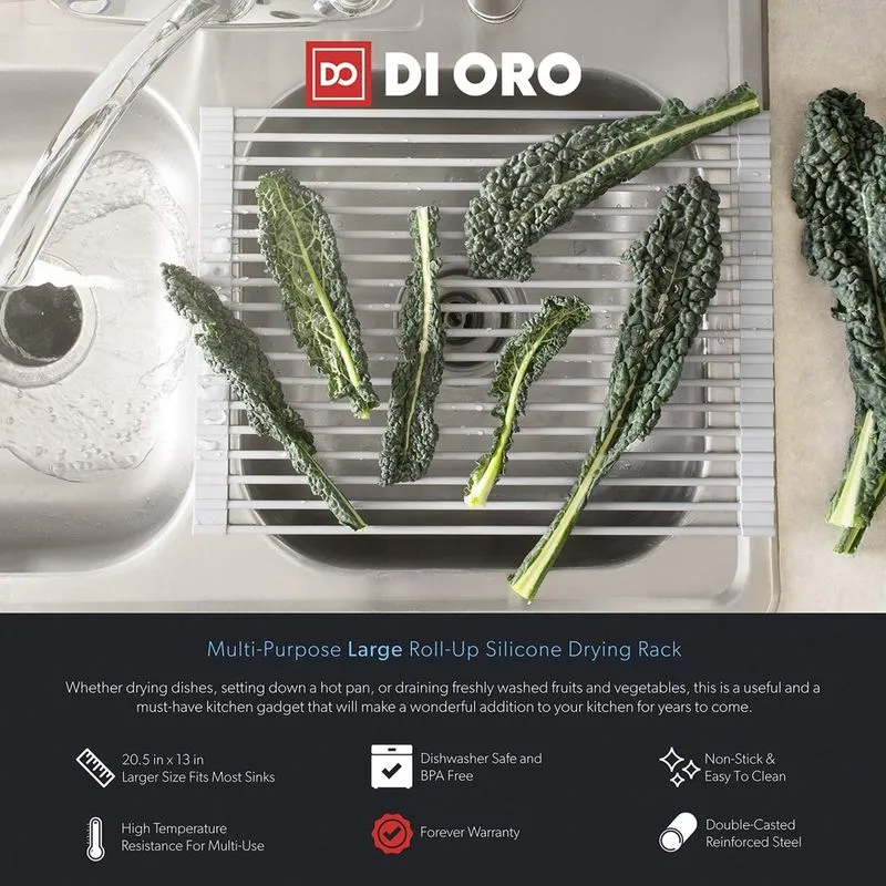 Escorredor de pratos di Oro Living Silicone Large